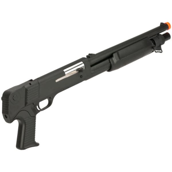 CYMA Standard Full Metal M3 3-Round Burst Multi-Shot Shell Loading Airsoft Shotgun