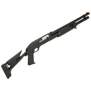 CYMA Standard Full Metal M3 3-Round Burst Multi-Shot Shell Loading Airsoft Shotgun