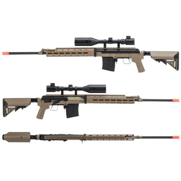 CYMA Standard Dragunov Airsoft AEG Sniper Muzzleloaders