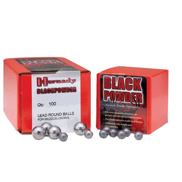 Hornady Muzzleloader Round Balls -0.32-0.54 Caliber