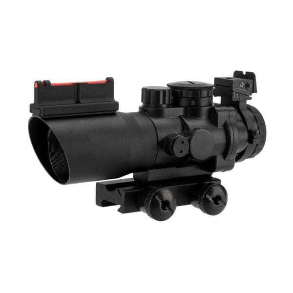 4x32 Tri Illuminated Scope W/Fiber Optic Sight