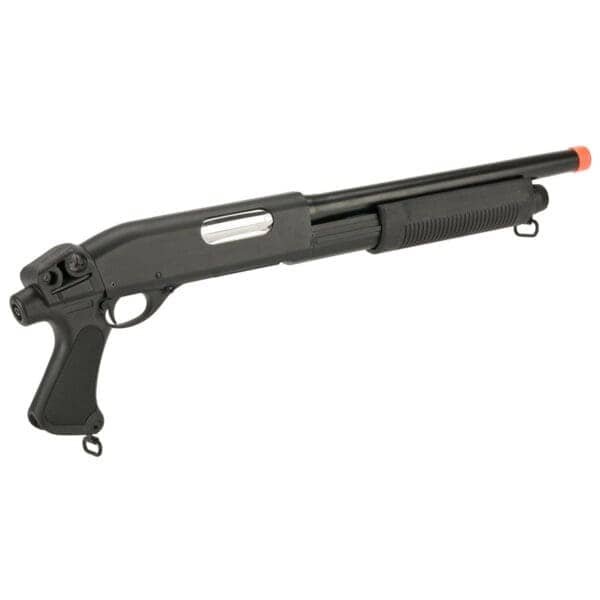 CYMA Standard Full Metal M870 3-Round Burst Multi-Shot Shell Loading Airsoft Shotgun