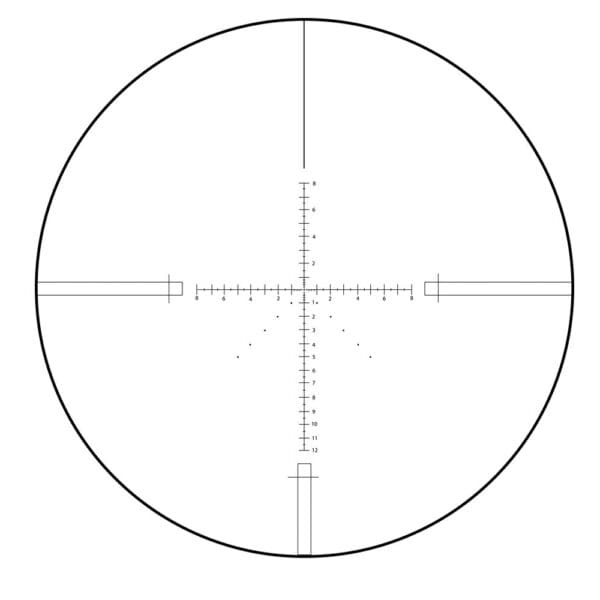 AIM Sports Alpha 6 Riflescope w/ MR1 MRAD Reticle