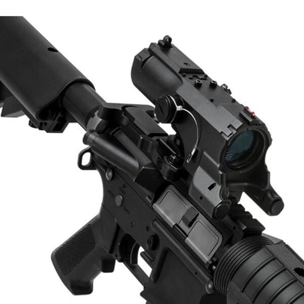 Green Laser, Nav LED, and Blue Illuminated Reticle and Micro Dot - Black