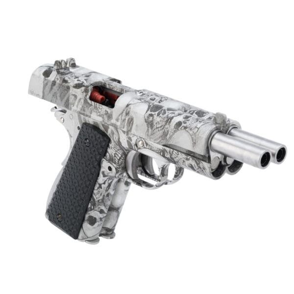 AW Custom Double Barreled 1911 Airsoft Gas Blowback Pistol