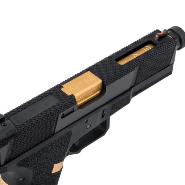 EMG Salient Arms International BLU w/ Salient Arms Utility Slide and Gold Barrel