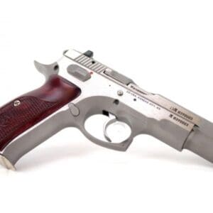 CZ 75 B 9mm Pistol with High Polished Stainless Finish